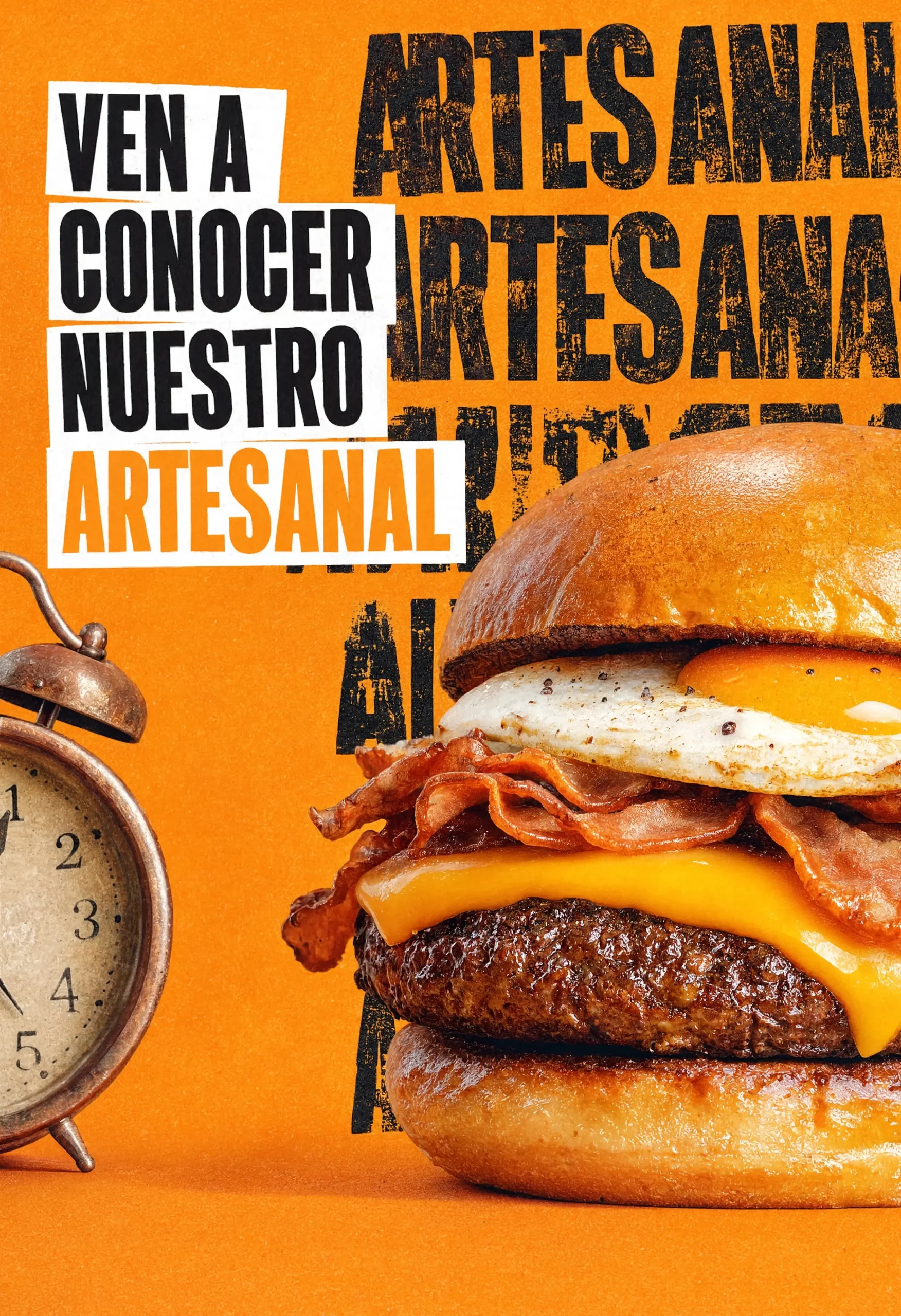 Artesanal reloj _ sin logo