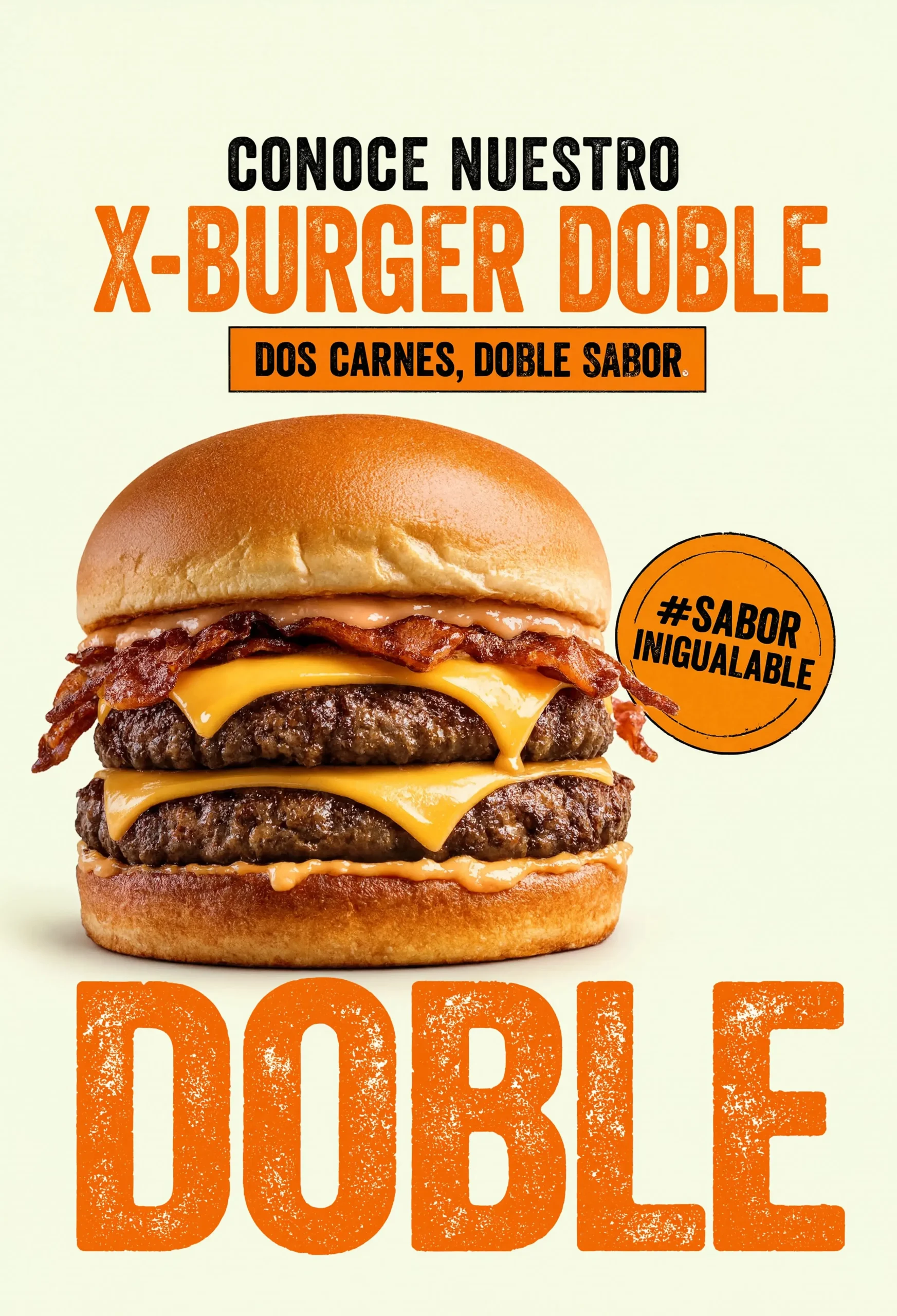 X-Burger Doble _ sin logo
